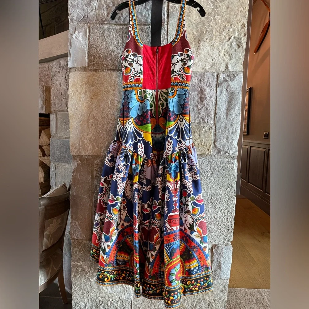 Alice + Olivia Black Dress with Red Interior Accent - Picture 3 of 5